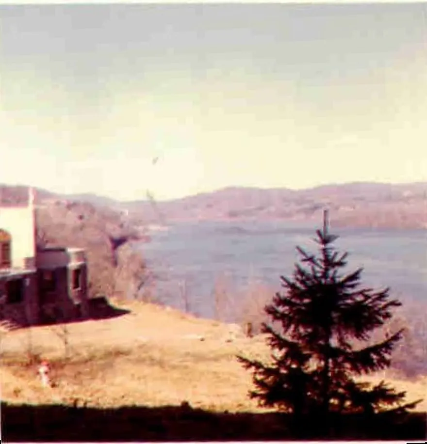 The Hudson below the campus