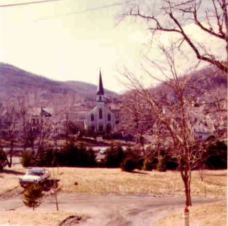Highland Falls and the river from the campus