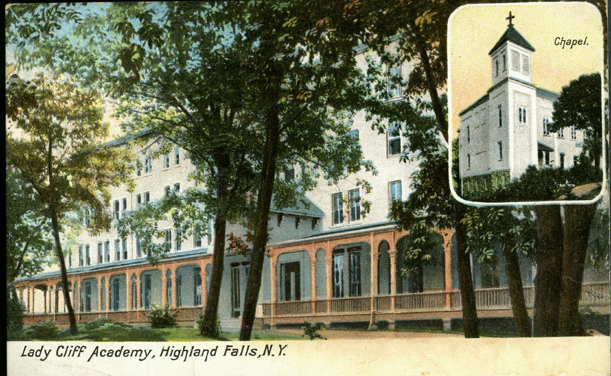 Vintage postcard: Lady Cliff Academy, Highland Falls, N.Y.